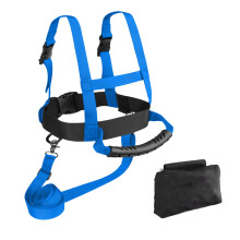 Skating Training Harness Snowboarding Skiing Cycling Outdoor For Kids Blue With bag