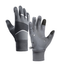 Warm Winter Gloves Cold Weather Ski Gloves for Running Cycling Snowboarding Gray S