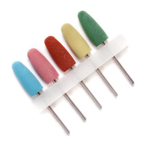 5pcs Professional Silicone Nail Buffing Heads Manicures Nail Drill Bit For Salon CH06
