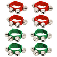 Multicolor Wrist Band Wrist Bells Ankle Bells Musical Rhythm Bracelet Bells