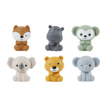 Baby Bath Toy Set Colorful Lovely Animals Designs for Sensory Development 6 animals