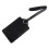 PU Luggage Label for Multiple Transport Modes Features Adjustable Attachmen Black 1