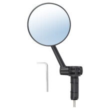 1Pc Adjustable Bicycles Rearview Mirror Rotating Handlebars End Mirror Enduring left