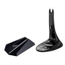 Durability Plastic Cycle Stand Bike Tire Holder Repair Maintenances Stand Road bus black