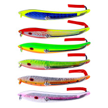6Pcs Single Hook Sequins Baits Casting Fishing Lures Baits Metal Spoon 6 pieces per box
