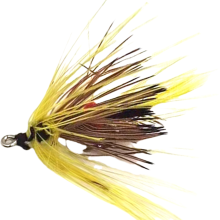 Fly Fishing Fly Topwater Baits Insect Fly Fly Fishing Lures with Hook Yellow moth