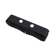 Silicone Chest Strap Fitness Sensors Adjustable Elastic Belt Silicone Texture Black