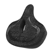 Comfortable Bicycles Bike Saddles Seats Pad Widen Thicken Bicycles Saddles Black and gray
