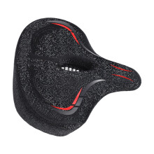 Hollow Bicycles Saddles Cycling Cushions Comfortable Road Bike Seats Pad Black and red