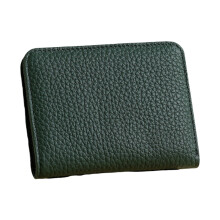Stylish Blocking Safe Leather Wallet For Modern Women Short Wallets Coin Purse Green