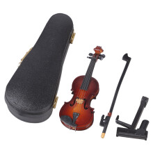 Violin Instrument Pretend Play for Kids Role Furniture Model Toy 1:12 Scale