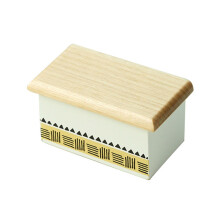 1/12 Miniature Wood Treasure Box For Dollhouses Decoration Scene Display Supply