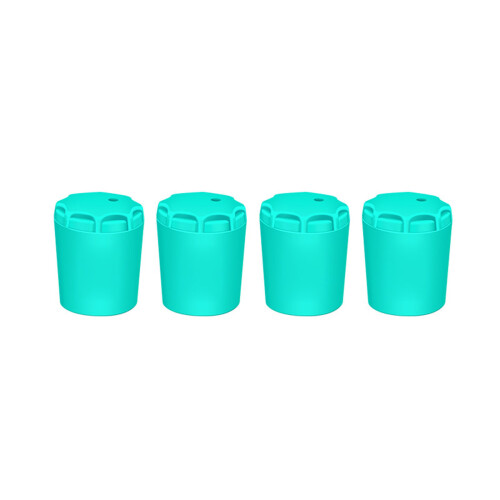 4pcs End Protector Caps Rod Butt Cushion Universal Handle End Protective Cover Blue S