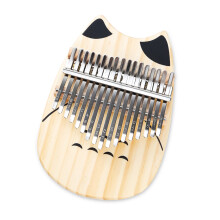 Mini Thumb Piano, Kalimba 17 Keys Thumb Piano Wood Kalimba Finger Piano Gifts chinchilla