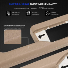 25780123 Left Driver Side Door Panel with Release Handle Above Armrest 28In for Chevy Silverado, Sierra Yukon
