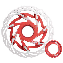 160/140mm Bicycles Disc Brake Rotor Hollow Center Lock Bike Brakes Rotor Red 160mm
