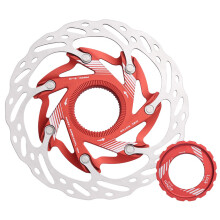 Centerlock Bicycles Disc Brake Rotor 160/140mm Hydraulic Disc Brake Rotor Red 140mm