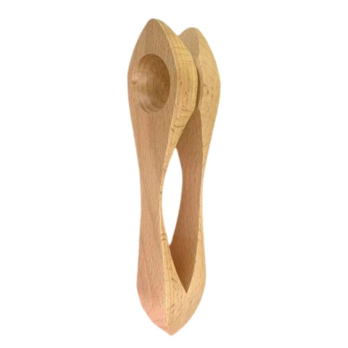 Percussion Musical Spoon with Handle Percussion Instrument Musical Wood Spoon