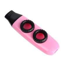 ABS Double Membranes Kazoo Double Hole Kazoo Accompaniment Musical Instrument Pink