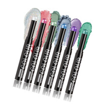 6 Colors Shimmers Eyeshadow Stick Set Highlighter Eye Shadow Pencil Eye Maekup D