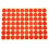 19mm Circles Round Code Stickers Self Adhesive Sticky Labels Red 4