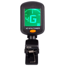 Clip On Electric Guitar Tuner LCD Display 360 Degree Rotating Electronic Tuner
