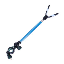 Stainless Steel Telescoping Fishing Rod Hand Rod Holder Stand Bracket Adjustable Blue