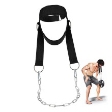 Neck Exercise Harness Neoprene Padding For Head And Neck Strength Training Durable Shoulder Weight Fitness Black