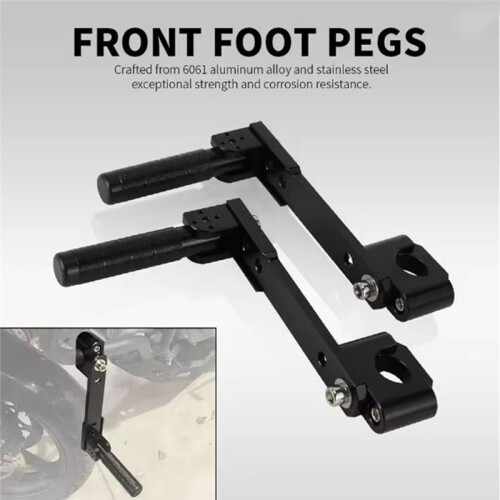New Adjustable Front Footpeg Modification Kit for Motorcycles, Suitable for Most Motorcycles. 2