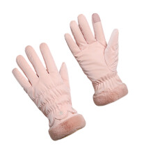 Thermals Touchscreens Winter Glove Warm Thickened Gloves for Bike Ridings Hiking Pink