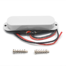Neck/Middle/Bridge Pickup for Electric Guitar Part Replacements Open Style White Neck