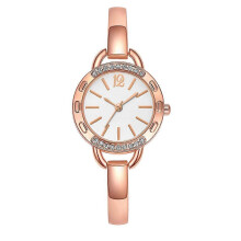 Fashionable Alloy Watch Casual Round Dial Analog Display Quartz Wristwatch (#2)_hb