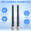 2 UHF Antenna with BNC Connector for  EW100 EW300 EW500 G3 Evolution G3 Series Receiver Wireless Microphone 2