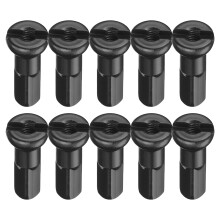 10Pcs High Strength Bicycles Spoke Caps Cycling Wheel Nipples Caps End Tip Black