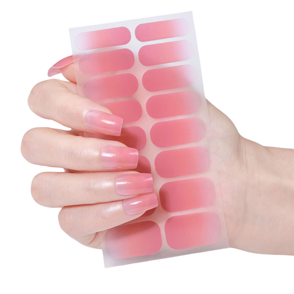 Gels Nail Wraps Cats Eye Gels Nail Strips Glitterin Nails Polish Stickers ZE0675