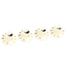 4pcs Plastic Volumes Tone Knobs Speed Control Knobs Electric Guitar Accessory
