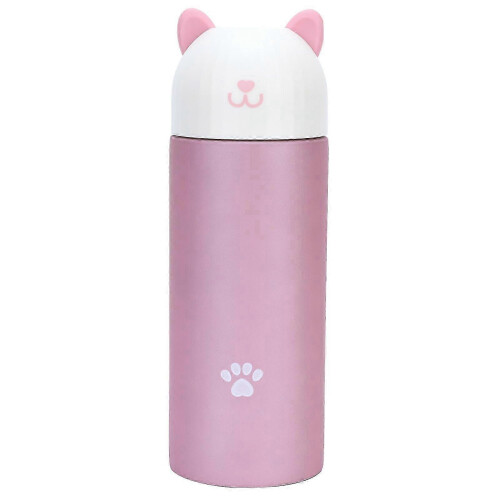 25-26 Insulation Cup - 300ml Cartoon Vacuum Flask with Temperature Display_hb