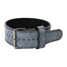 Powerlifting Belt Fitness Belt Adjustable Weightlifting Belt for Bodybuilding Blue S