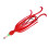 Artificial Baits with Double Barbed Hook Squid Skrit Lure Skirt Lures Red 1