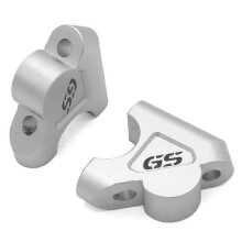 25-26 Handlebar Clamp Adapter for 32MM Rise Compatible with R1200GS LC Adventure R1250GS ADV S1000XR Motorcycles,2PCS