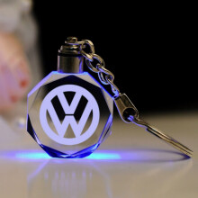 Porte-clés gravé multicolore avec coffret cadeau, pendentif clé de voiture en métal durable pour une utilisation quotidienne