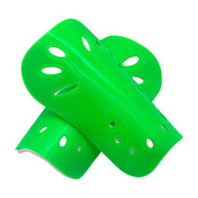 2pack Comfortable Shin Pads Football Breathable Impact Protecting Leg Grass green Aldult