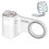 Poignée de téléphone MOCA ARCO avec télécommande, support magnétique et éclairage LED, compatible iPhone Pro Max et iOS. 1