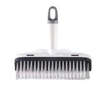 Brosse de sol de salle de bain Street Broom 21 cm, brosse Ă gratter dure, nettoyant carrelage deux-en-un avec long manche