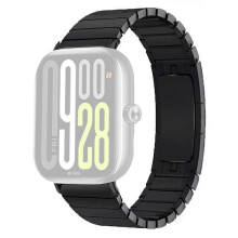 Bracelet de montre compatible avec Xiaomi Smart Band 9 Pro / 8 Pro / Redmi Watch 5 / Watch 4 - Bracelet en acier inoxydable Ă