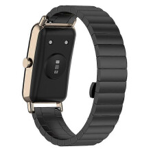 Bracelet de montre connecté compatible avec Huawei Watch Fit Mini 16 mm en acier inoxydable, remplacement
