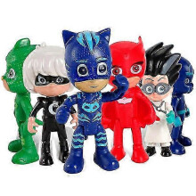 Lot de 6 figurines articulées PJ Masks Catboy Kappa, jouet compatible avec les enfants [HK] 60 pièces 2025