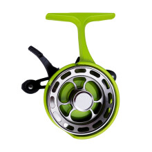 Ice Fishing Reel Magnetic Drop Systems Inline Ice Fishing Reel with Right hand green gun