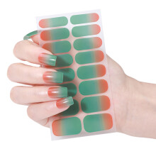 Waterproof Gels Nail Strips Nails Polish Stickers Cats Eye Nails Polish Wraps ZE0668