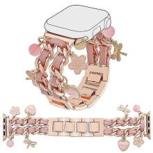 Bracelet de montre compatible avec Apple Watch Series 10 Ultra 9 8 7 SE 6 5 4 3 2 1 46 mm 49 mm 45 mm 44 mm 42 mm - Bracelet